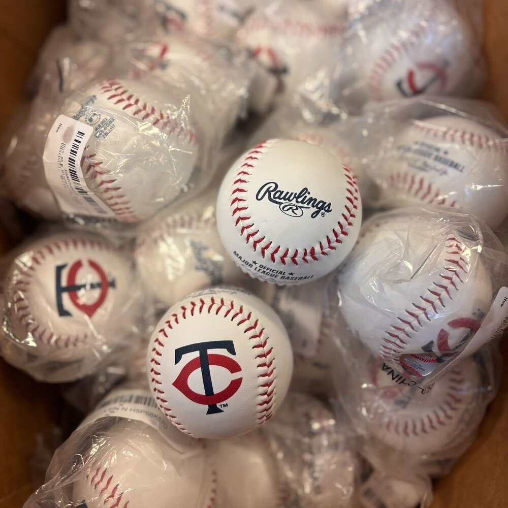 Minnesota Twins Rawlings "The Original" Team Logo Baseball